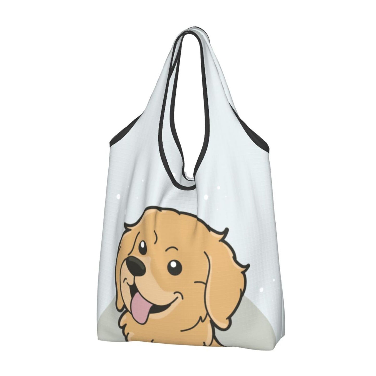 Golden Retriever Foldable Eco Bag | Durable & Waterproof Reusable Bag