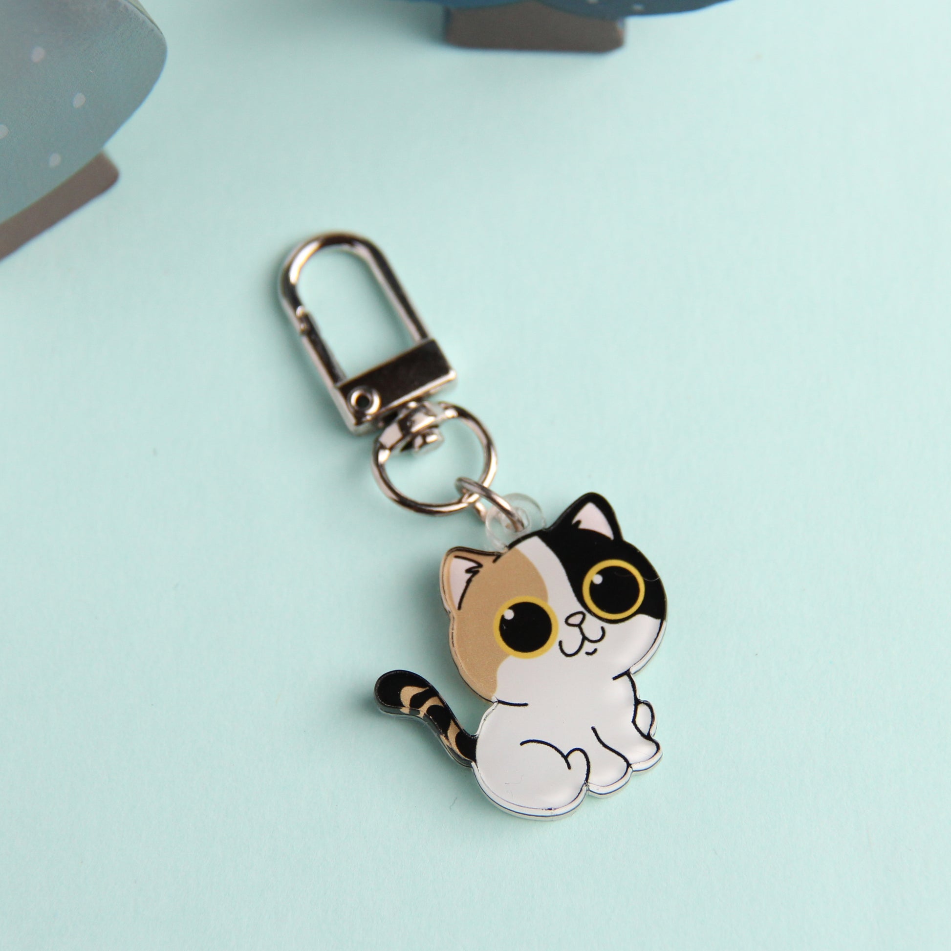 3cm Mini Cats Acrylic Keychain - Cute Cat Breed Collectible - Pawsome Island