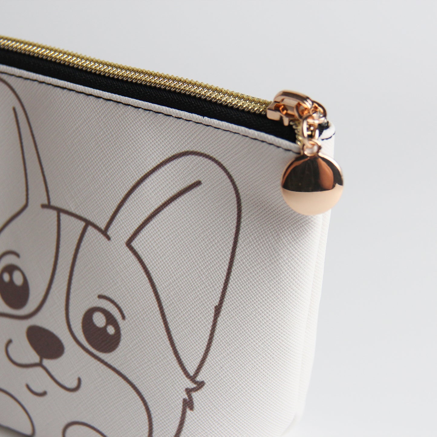 Corgi Travel Makeup Pouch – Chic & Functional Cosmetic Organizer